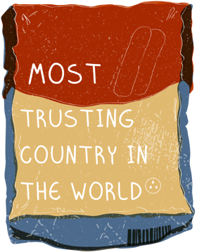 most trusting country
